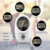 3D All Dimensional Waterproof Multifunction Digital Electronic Pedometer Step Counter(White)