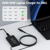 65W 19.5V 3.34A Laptop Notebook Power Adapter For Dell 7.4 x 5.0, Plug:UK Plug