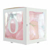 Wedding Birthday Party Decoration Transparent Letter Balloon Box(White Baby)