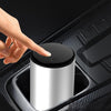 BEN.JACK Car Trash Can Multi-Function Storage Box In Car(Silver With 35 Garbage Bags)