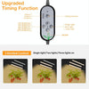 LED Plant Lamp Full Spectroscopy Natural White Remote Control Dimming Plant Growth Lamp, Power: 18W Double Head