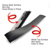 2 PCS 25 inches Gas Stove Slit Strip Antifouling Dustproof Waterproof Kitchen Sealing Strip(Transparent)