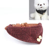 Red PU Leather Dog Collar, 1.3x42cm (32-38cm) - Medium Dogs & Cats