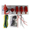 Flip-up Start Ignition Switch Panel and Accessories for Racing Sport (DC 12V)