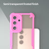For Samsung Galaxy S24 5G Armor Glaze PC Hybrid TPU Phone Case(Pink)