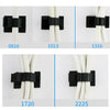 100 PCS Y-1316 Adjustable Self-Adhesive Wire Fixing Cable Organizer (Black)