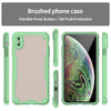 For iPhone XS Max Armor Glaze PC Hybrid TPU Phone Case(Green)