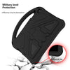 For Huawei MatePad T 10s 10.1 EVA Flat Anti Falling Protective Case Shell with Holder(Black)