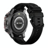 AK56 IP67 BT5.1 1.43inch Smart Watch Support Voice Call / Health Monitoring, Style:Silicone Strap(Black)