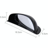 3R-090 Car Blind Spot Rear View Wide Angle Mirror, Left (Black)