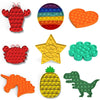 2 PCS Children Mathematical Logic Educational Toys Silicone Pressing Parent-Child Interactive Board Game, Style: Dinosaur