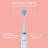 VGR V-805 IPX7 USB Magnetic Suspension Sonic Shock Toothbrush with Memory Function(White)