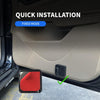 LED Infrared Induction Car Door Welcome Light Night Projection Ambient Light, Specification: Modern Circle (Red)(1 Pair/Box)