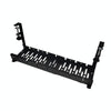 Stretchable Under Desk Cable Management Tray Carbon Steel Cable Organizer Cable Storage Rack(White)