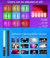 LUXCeO P6 RGB Colorful Photo LED Stick Video Light Handheld APP Control Full Color LED Fill Light (Black)