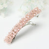Fashion Girls Headwear Crystal Rhinestone Elastic Hair Clip Hair Accessories(Pink)