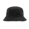 Washed Solid Bucket Hat Versatile Hip Hop Street Hat, Size: Free Code(Black)