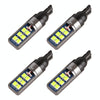 4 PCS T10 DC12V / 4W Car Clearance Light 12LEDs SMD-3030 Lamp Beads (Green Light)
