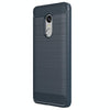 For Xiaomi Redmi Note 4X Brushed Carbon Fiber Texture Shockproof TPU Protective Case(Dark Blue)