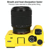 For Sony ILCE-7CM2 / A7C II / A7CR Glossy Soft Silicone Protective Case(Yellow)