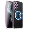For Samsung Galaxy S25 Ultra 5G MagSafe Magnetic Frosted Metal Phone Case(Purple)