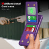 For Samsung Galaxy S24 FE 5G Vertical Flip Card Bag Holder Leather Phone Case(Purple)