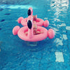 Inflatable Flamingo Shaped Baby Swimming Ring, Inflated Size: 83 x 83 x 48cm
