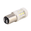2 PCS 1157 / BAY15D 4.5W DC 12V 6000K 360LM Car Auto Ceramics Brake Lights 18LEDs SMD-3030 Lamps, with Projector Lens (White Light)