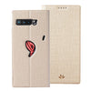 For Asus ROG Phone 3 ZS661KS ViLi DMX Series Shockproof TPU + PU Leather Magnetic Attraction Horizontal Flip Case with Card Slot & Holder(Gold)