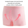 4pcs/set Children Lycra Cotton Boxer Briefs Boys & Girls Pants, Height: 130cm(Girl Fruit Series)