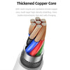 USAMS US-SJ611 U84 PD20W USB-C / Type-C to 8 Pin Charging Data Cable, Cable Length:2m(White)