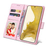 For Samsung Galaxy S23+ 5G Bronzing Painting RFID Leather Phone Case(Pastoral Rose)