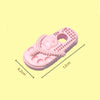 TPR Slipper Dog Chew Toy - Teeth Cleaning - Orange - Small/Medium
