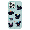 For iPhone 11 Pro Max Skin Feeling Jelly TPU Hybrid PC Phone Case(Puppy Hat Light Green)