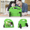 For Galaxy Tab A 7.0 T280/T285 EVA Material Children Flat Anti Falling Cover Protective Shell With Thumb Bracket(Green)