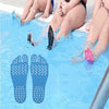 Invisible Anti-slip Summer Beach Sandals Insole Size: L, Length: 25 cm(Blue)