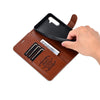 For Samsung Galaxy A15 AZNS Sheepskin Texture Flip Leather Phone Case(Brown)