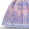 Girls European Style Bow-knot Mesh Tutu Dress Show Dress, Size:140cm(Pink)