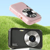 DC406L 2.4-Inch 1080P Mini HD 16X Zoom Digital Camera Home Children Camera EU Plug(Black)