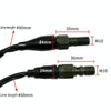 2 PCS Motorcycle Modified Accessories Disc Brake Hydraulic Switch Line, Specification: M10 x 1.25mm Square Plug