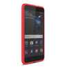 For Huawei P10 Lite Brushed Carbon Fiber Texture Shockproof TPU Protective Cover Case (Red)