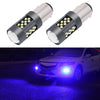1 Pair 1157 12V 7W Continuous Car LED Fog Light(Blue Light)
