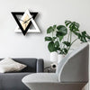 Personality Creative Wall Clock Retro Silent Minimalist Decorative Clock(Black and White)