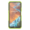 For Nokia G300 Tire Texture TPU + PC Phone Case with Holder(Green)