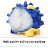 Latex Hedgehog Dog Toy - Durable Squeaky Toy for Teeth Cleaning