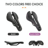 WEST BIKING Hollow Breathable Comfort Bicycle Saddle(Black)