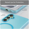For Samsung Galaxy S24 FE 5G MagSafe Frosted Translucent TPU + PC Full Coverage Phone Case(Blue)