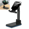 T6 2 in 1 Portable Folding Stand Wireless Charging, Style:Single Charge(Black)