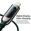 Baseus CATLSK-A06 20W USB-C / Type-C to 8 Pin Display Fast Charging Data Cable, Cable Length: 2m(Dark Green)