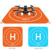 STARTRC 1109143 50cm Portable Drone Universal Foldable Square Parking Apron Landing Pad for DJI FPV / mini 2 / Mavic Air 2 / Air 2S(Orange+Blue)